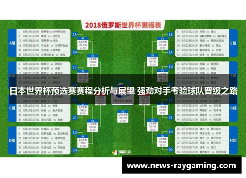 日本世界杯预选赛赛程分析与展望 强劲对手考验球队晋级之路